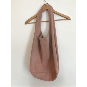 Italien suede bag